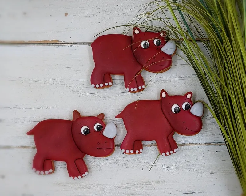 Állatfigurák mézeskalácsból