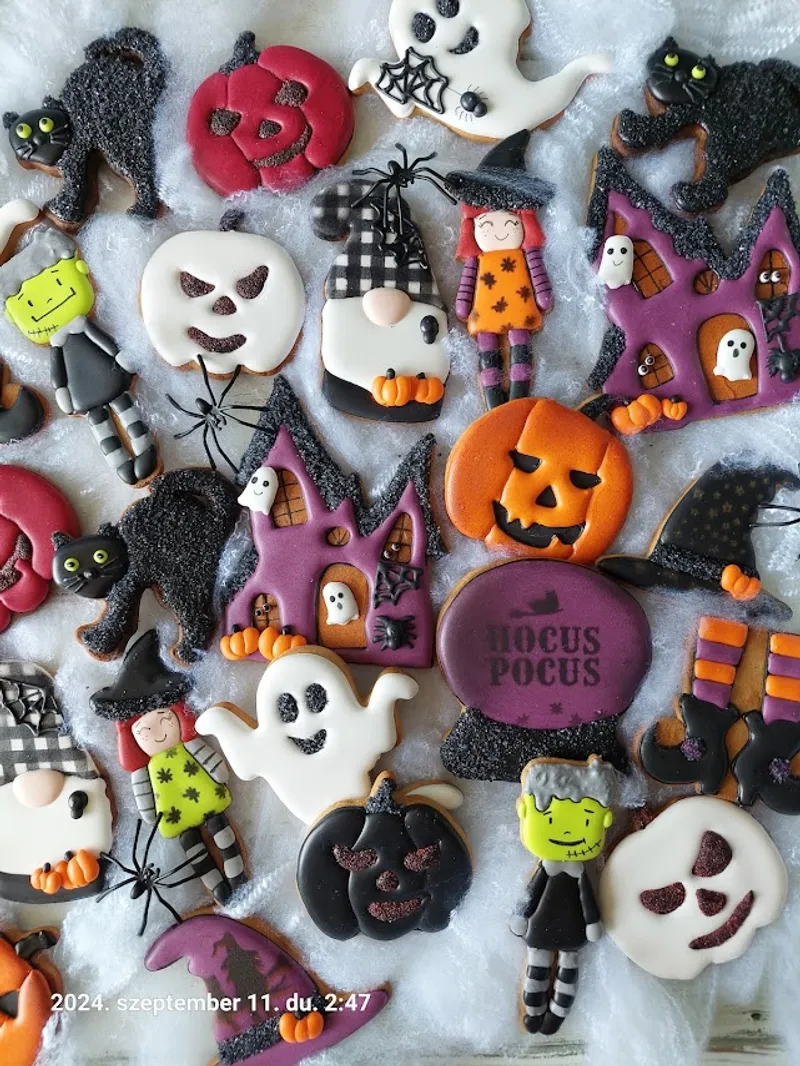 Halloweeni mézeskalácsok