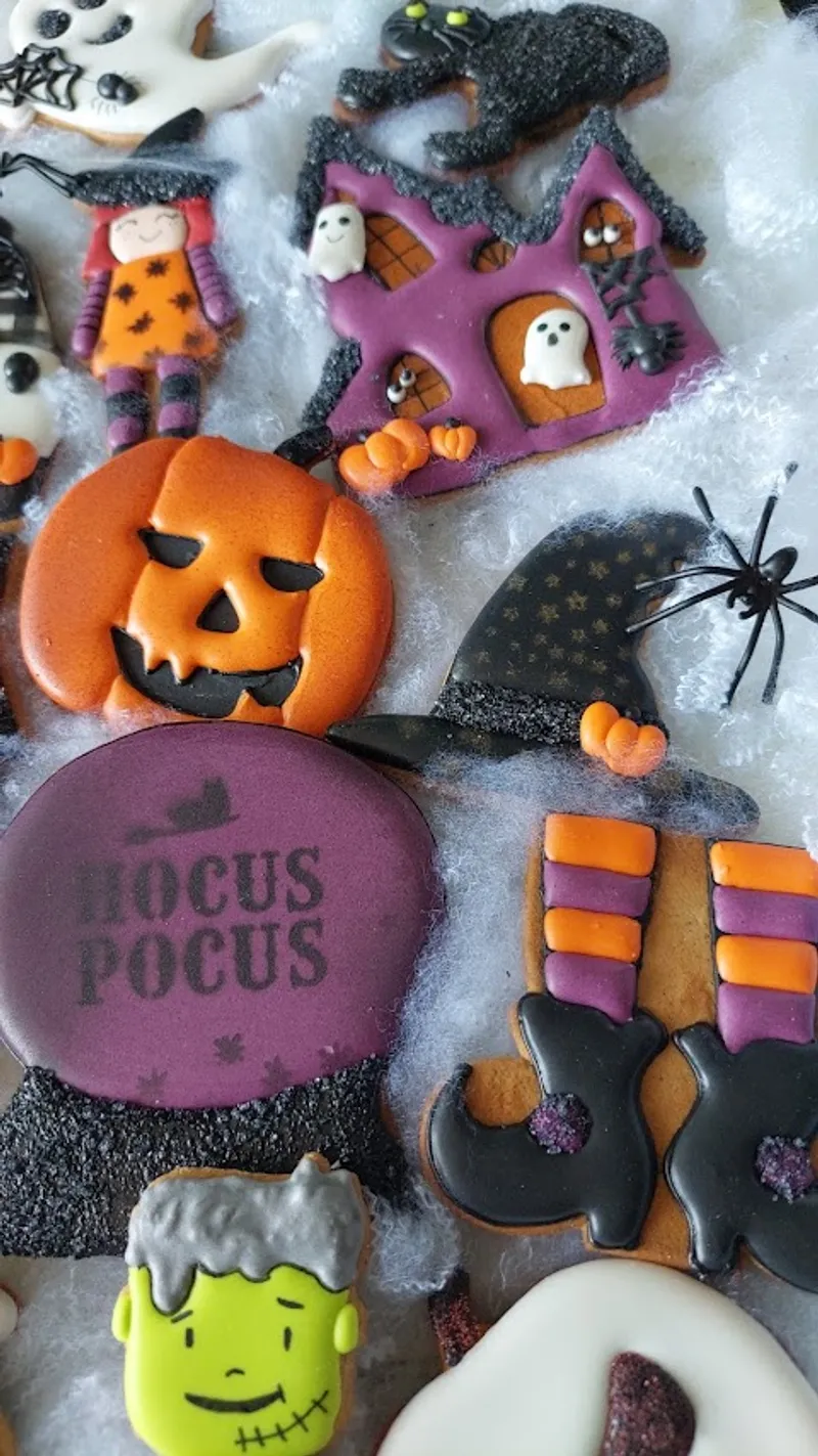 Halloweeni mézeskalácsok