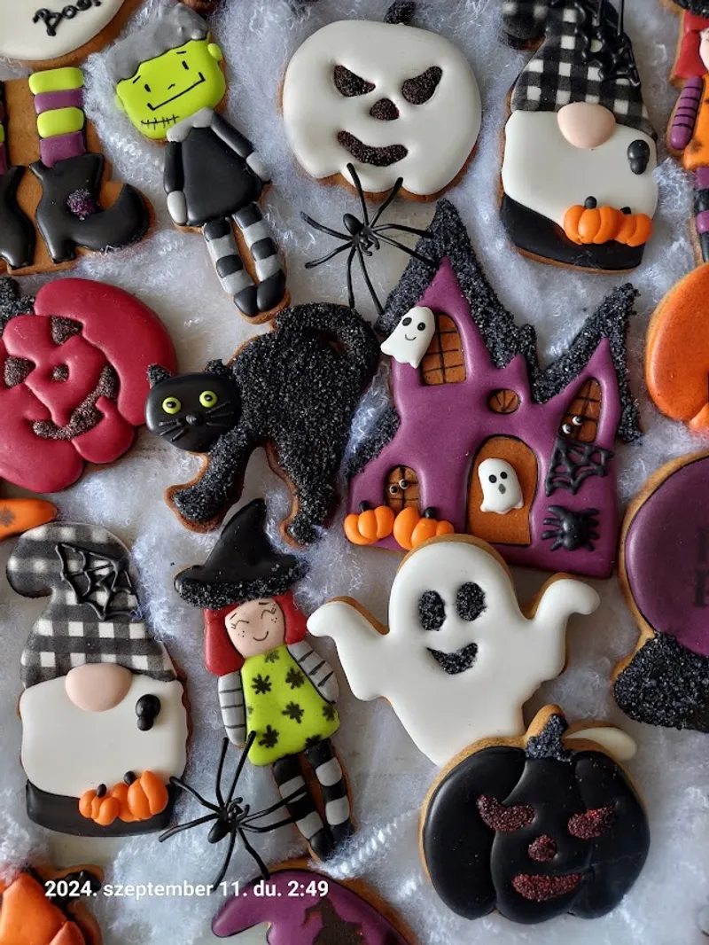 Halloweeni mézeskalácsok