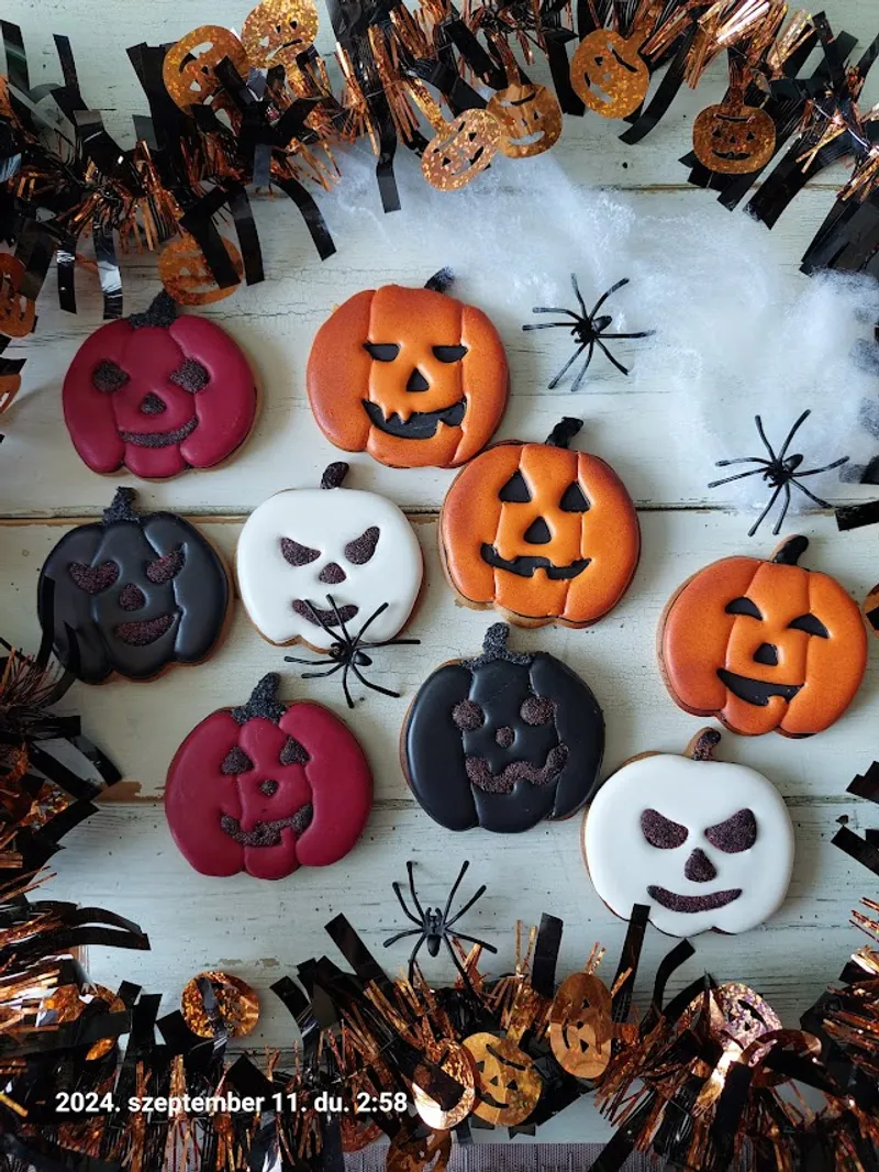 Halloweeni mézeskalácsok