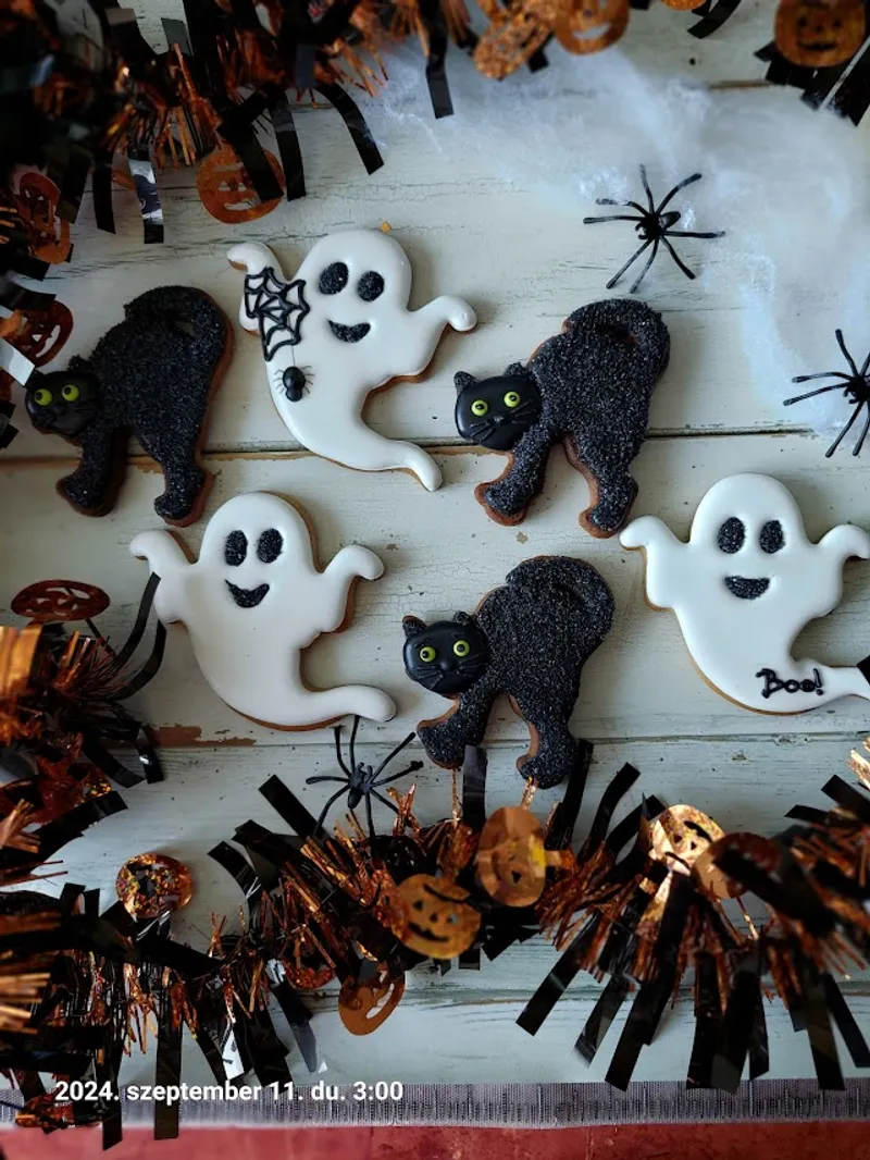 Halloweeni mézeskalácsok