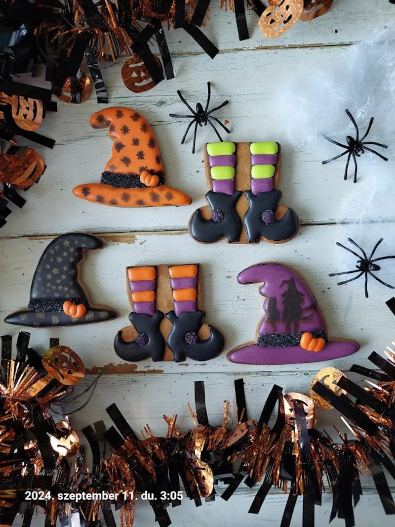 Halloweeni mézeskalácsok