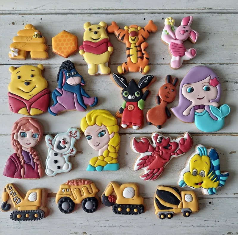 Mesefigurák mézeskalácsból