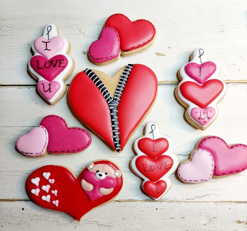 Valentin napi szívek