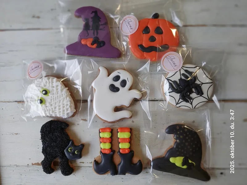 Halloweeni mézeskalácsok