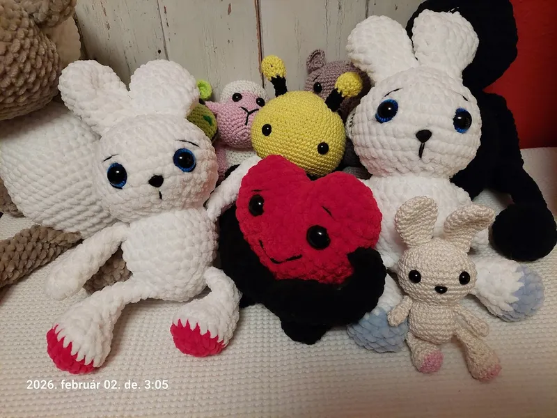 Horgolt amigurumi figurák