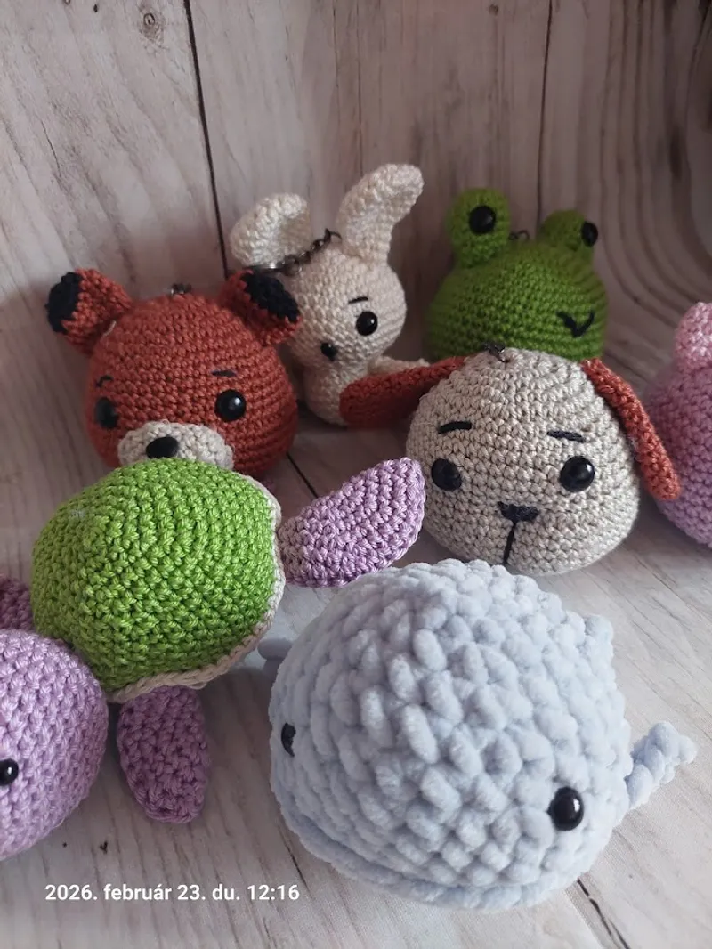 Horgolt amigurumi figurák