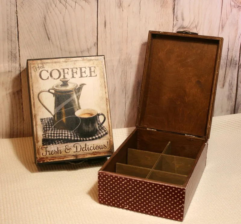 Decoupage díszdobozok