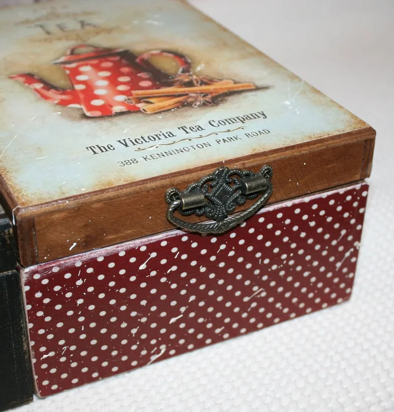 Decoupage díszdobozok