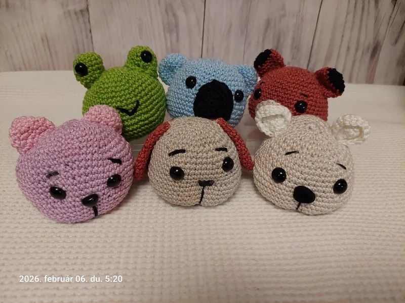 Horgolt amigurumi figurák